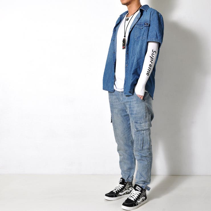 数量限定 デニムシャツ 半袖 | RAiseNsE  | 詳細画像25 