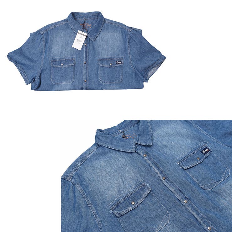 数量限定 デニムシャツ 半袖 | RAiseNsE  | 詳細画像33 