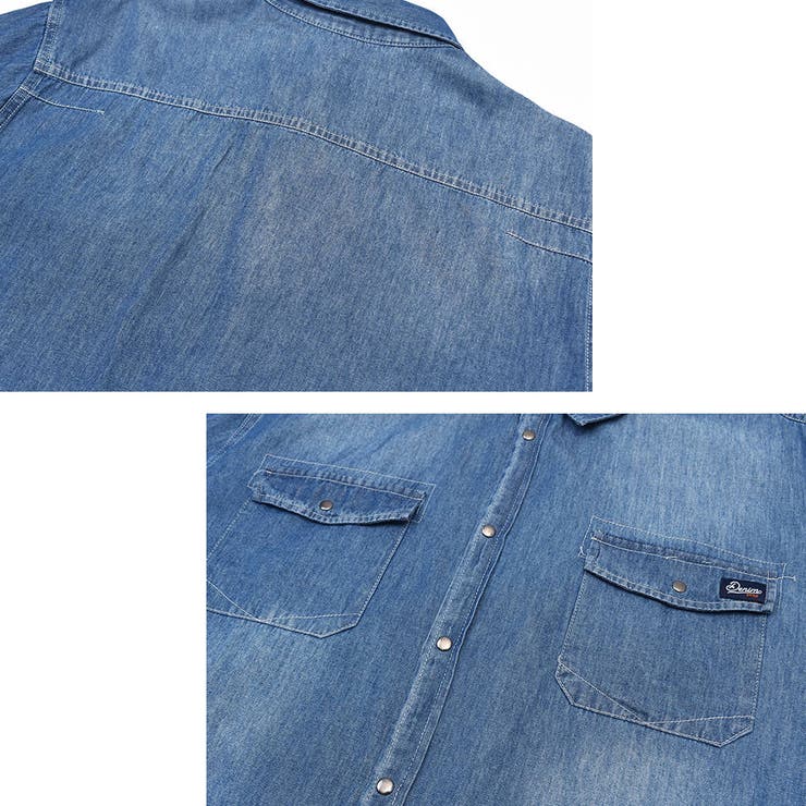 数量限定 デニムシャツ 半袖 | RAiseNsE  | 詳細画像34 