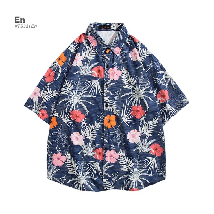 En | アロハシャツ メンズ 柄シャツ | RAiseNsE 