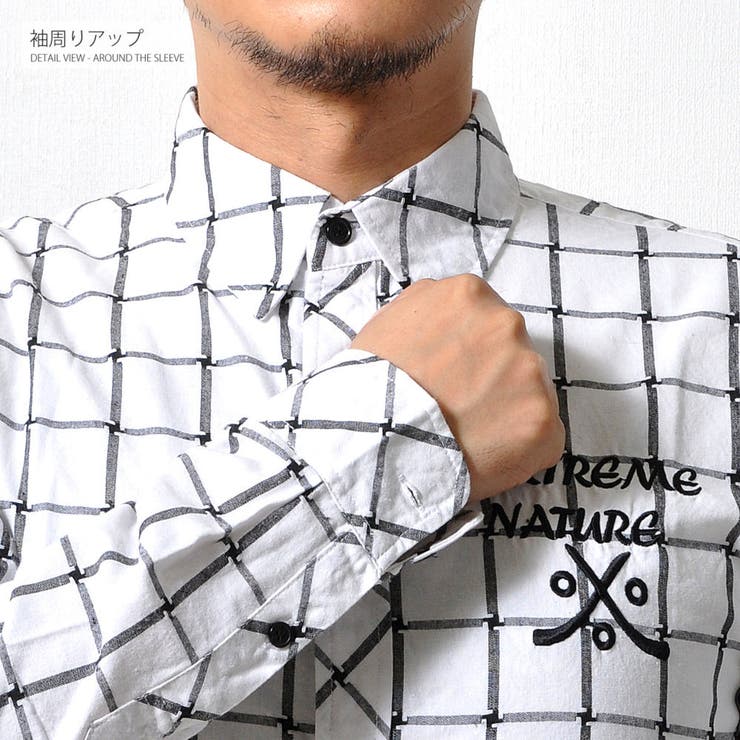 コットン 刺繍 長袖シャツ | RAiseNsE  | 詳細画像17 