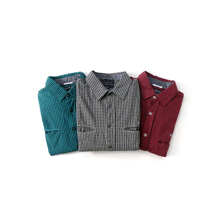 チェック柄 長袖シャツ グラデーション | RAiseNsE  | 詳細画像28 