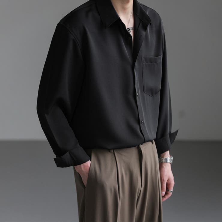 長袖シャツ ベーシック メンズ | RAiseNsE  | 詳細画像7 