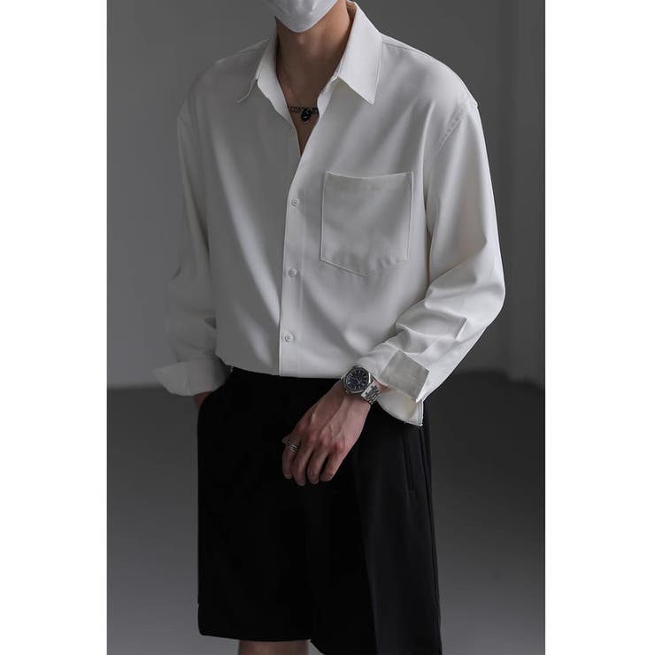 長袖シャツ ベーシック メンズ | RAiseNsE  | 詳細画像11 