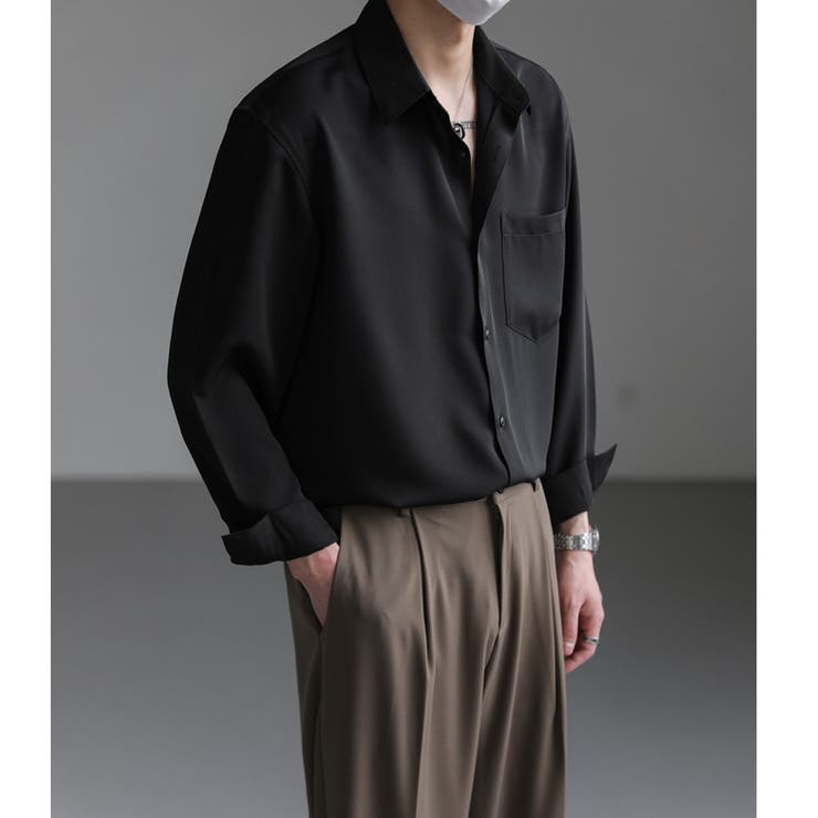 長袖シャツ ベーシック メンズ | RAiseNsE  | 詳細画像14 