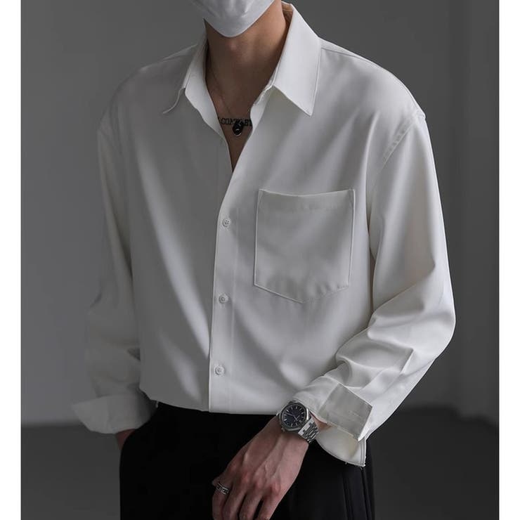 長袖シャツ ベーシック メンズ | RAiseNsE  | 詳細画像16 