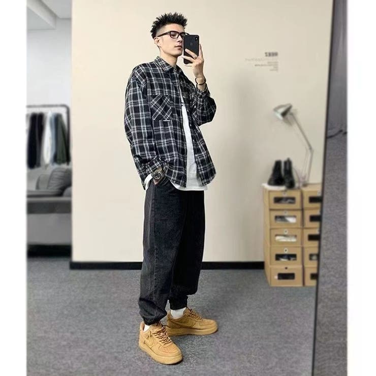 長袖 チェック柄シャツ メンズ | RAiseNsE  | 詳細画像6 