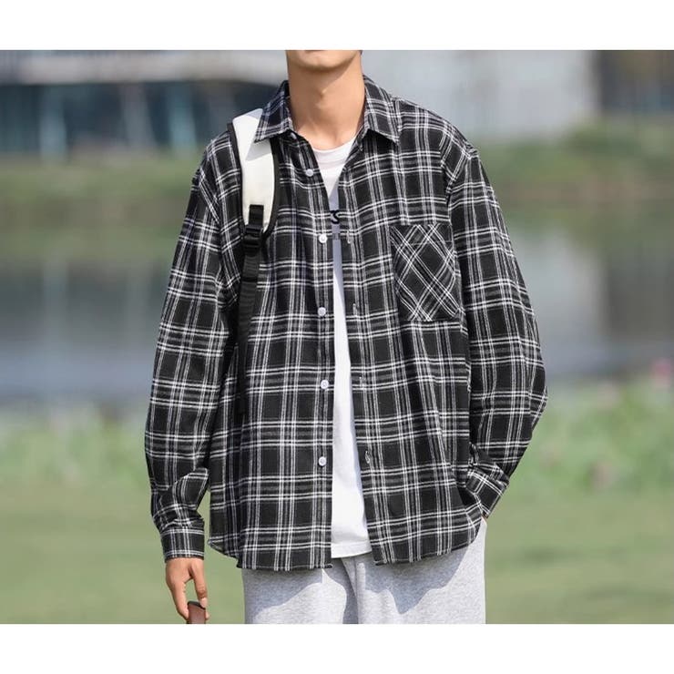 長袖 チェック柄シャツ メンズ | RAiseNsE  | 詳細画像7 