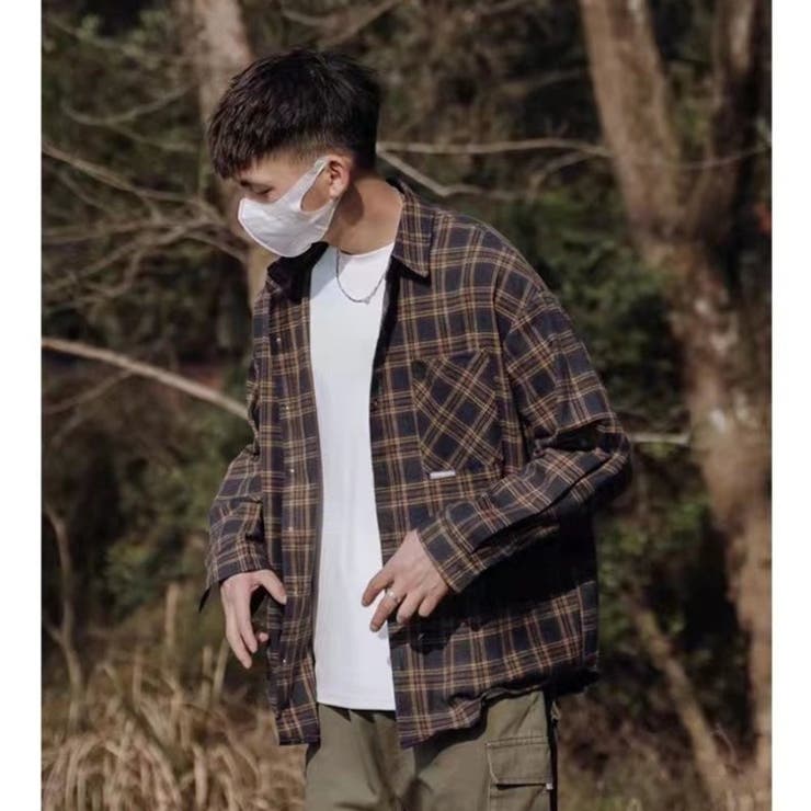 長袖 チェック柄シャツ メンズ | RAiseNsE  | 詳細画像8 