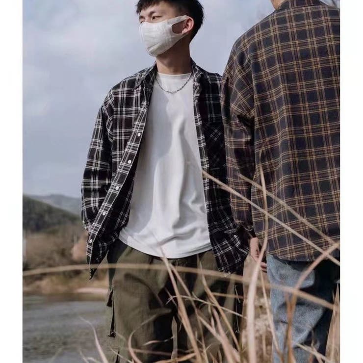 長袖 チェック柄シャツ メンズ | RAiseNsE  | 詳細画像9 