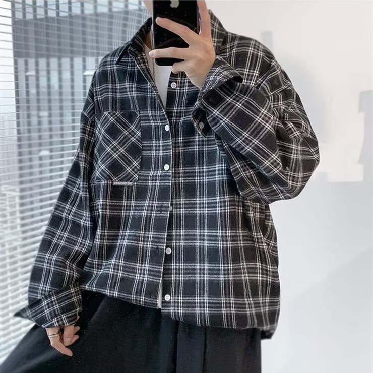 長袖 チェック柄シャツ メンズ | RAiseNsE  | 詳細画像11 