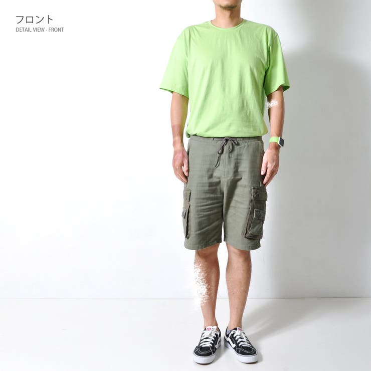 数量限定 カーゴハーフパンツ ミリタリー | RAiseNsE  | 詳細画像17 