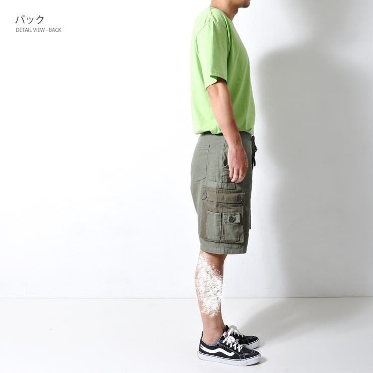 数量限定 カーゴハーフパンツ ミリタリー | RAiseNsE  | 詳細画像19 
