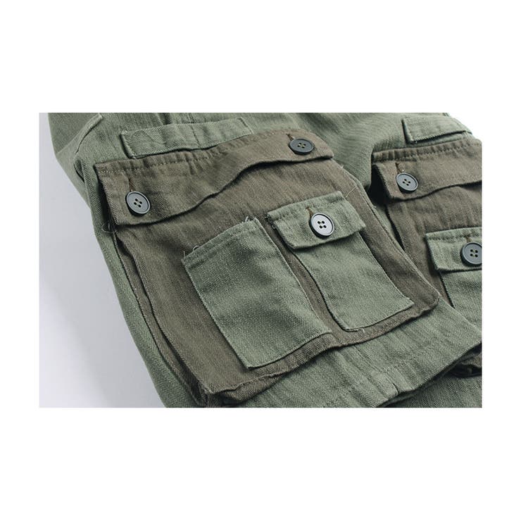 数量限定 カーゴハーフパンツ ミリタリー | RAiseNsE  | 詳細画像31 