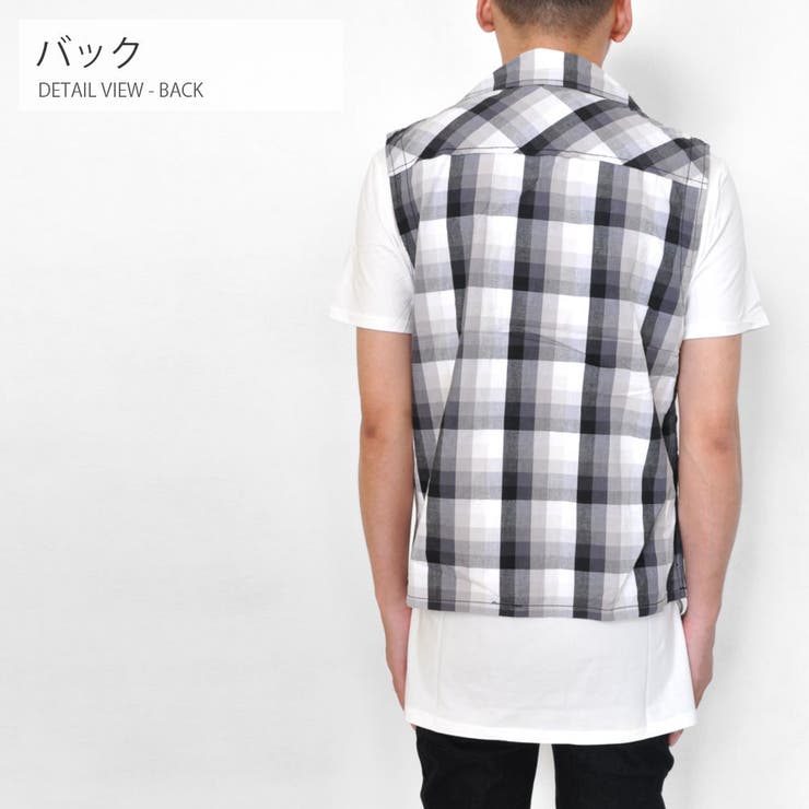 ノースリーブ チェックベスト メンズ トップス シャツ カジュアル T177 品番 Rscm Raisense ライセンス のメンズ ファッション通販 Shoplist ショップリスト