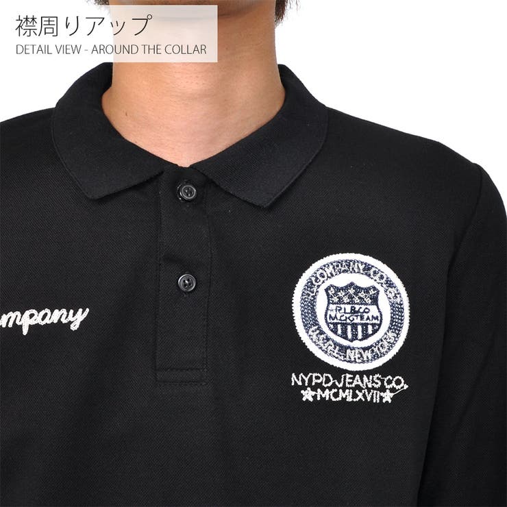 ロゴ＆刺繍入り 長袖 ポロシャツ | RAiseNsE  | 詳細画像12 