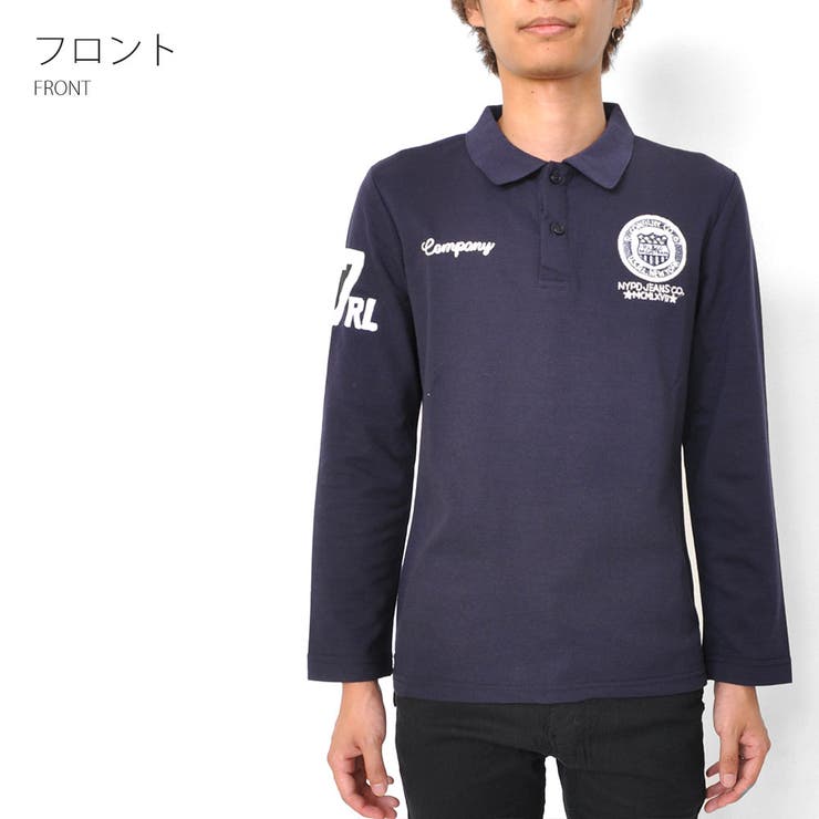 ロゴ＆刺繍入り 長袖 ポロシャツ | RAiseNsE  | 詳細画像25 