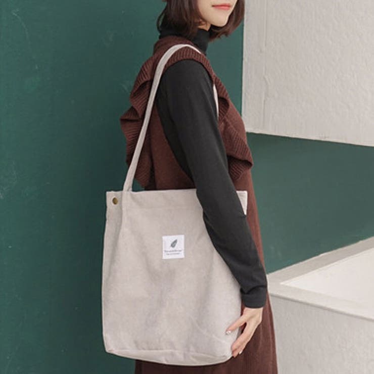 コーデュロイカジュアルトートバッグ 秋 冬 バック 品番 Rkkw Rakuku ラクク のレディースファッション通販 Shoplist ショップリスト