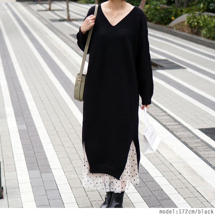 マキシ丈ニットワンピース ワンピース ニットワンピース ニット 品番 Rkkw Rakuku ラクク のレディースファッション通販 Shoplist ショップリスト