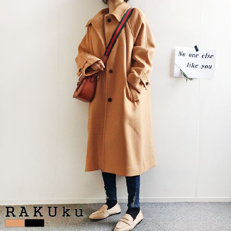 ゆったりロングチェスターコート 秋冬 アウター コート 品番 Rkkw Rakuku ラクク のレディース ファッション通販 Shoplist ショップリスト