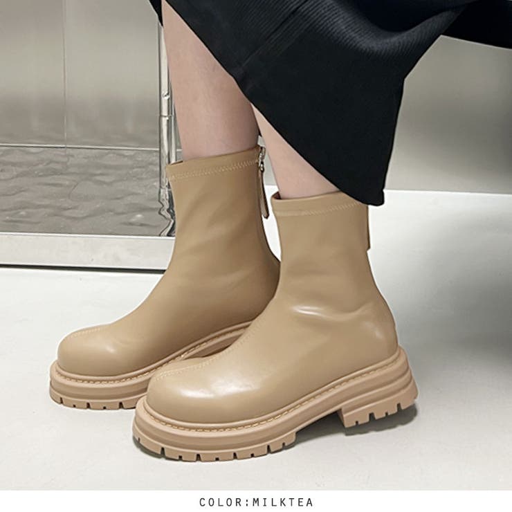 トラックソールショートブーツ | RAKUku | 詳細画像10 