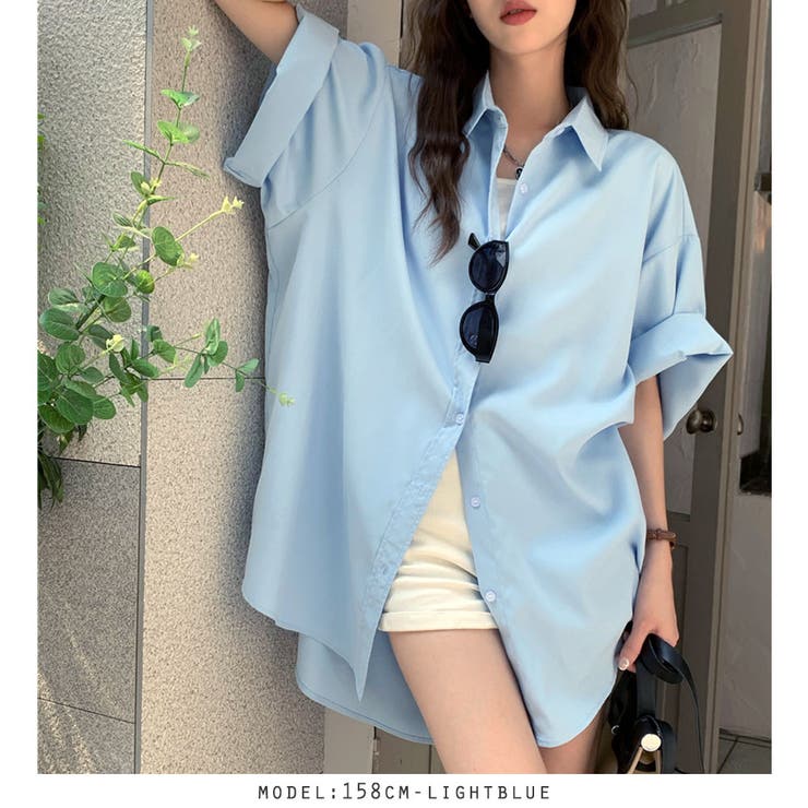 半袖ビッグシャツ | RAKUku | 詳細画像12 