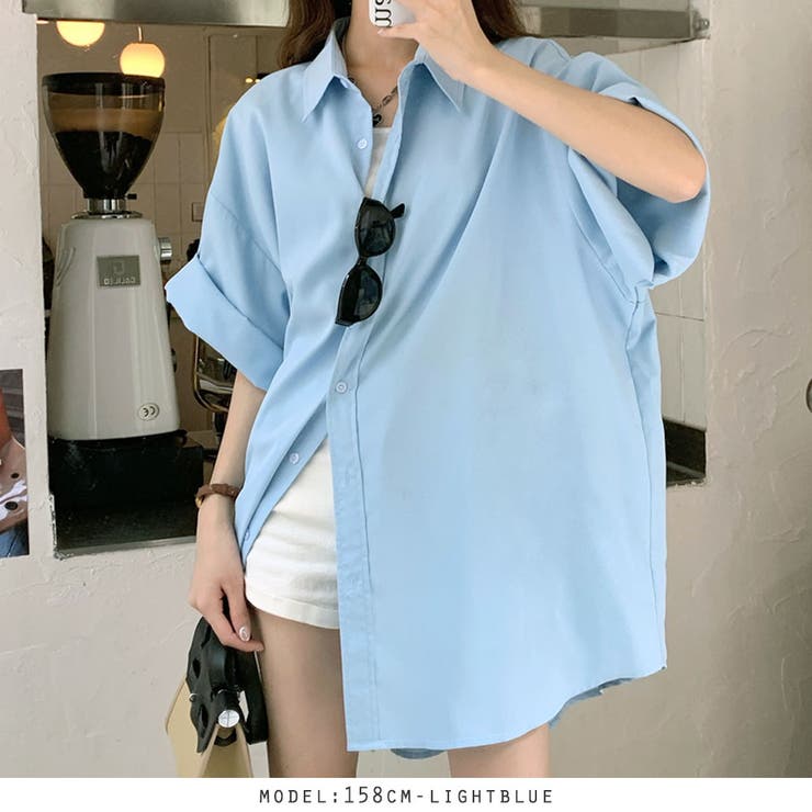 半袖ビッグシャツ | RAKUku | 詳細画像13 