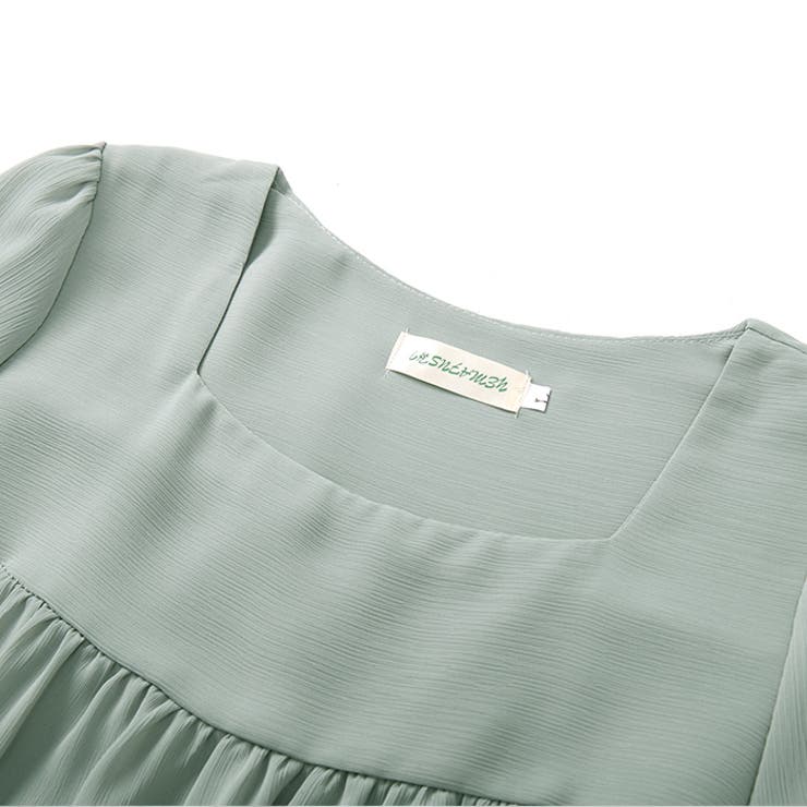 スクェアネック シフォンブラウス | RAKUku | 詳細画像18 