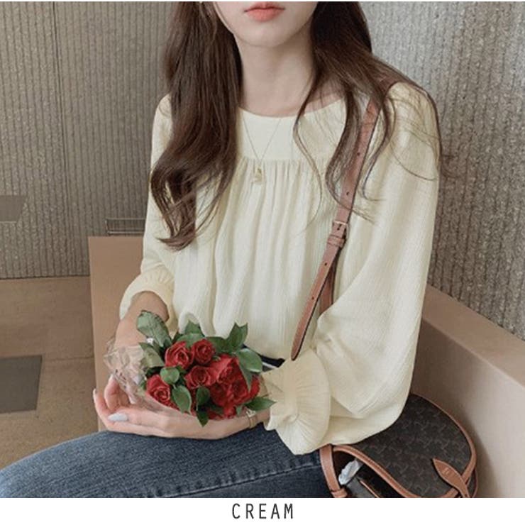 スクェアネック シフォンブラウス | RAKUku | 詳細画像6 