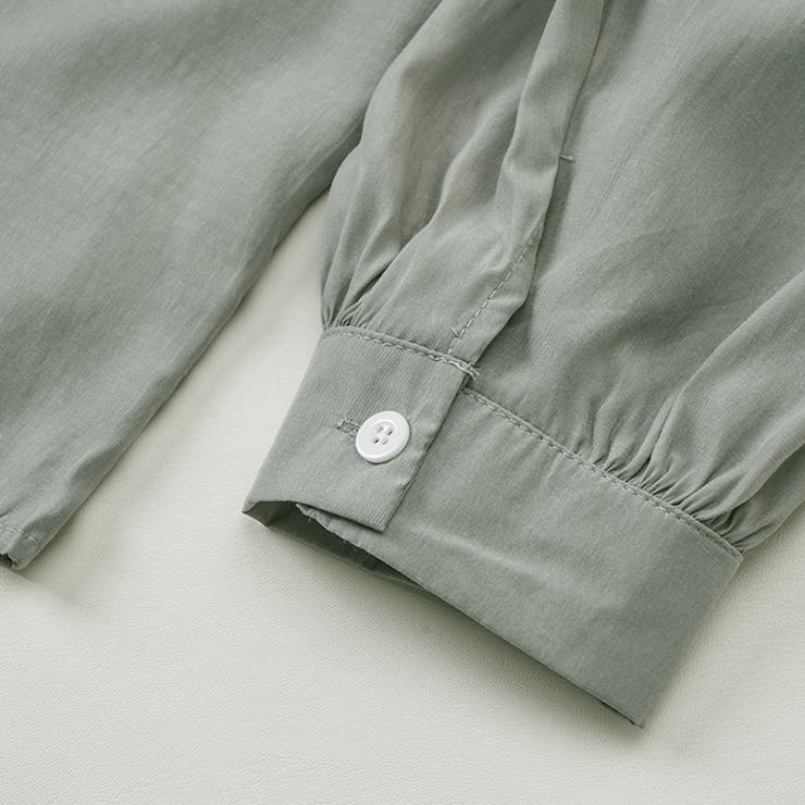 シアー シフォン 長袖 ブラウス | RAKUku | 詳細画像15 