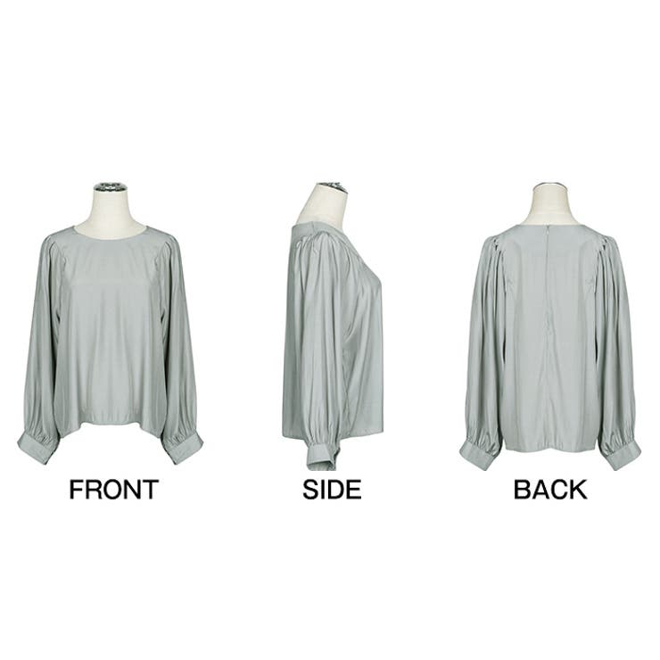 シアー シフォン 長袖 ブラウス | RAKUku | 詳細画像17 