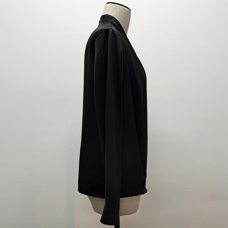 Vネック エレガント オフィスブラウス | RAKUku | 詳細画像7 