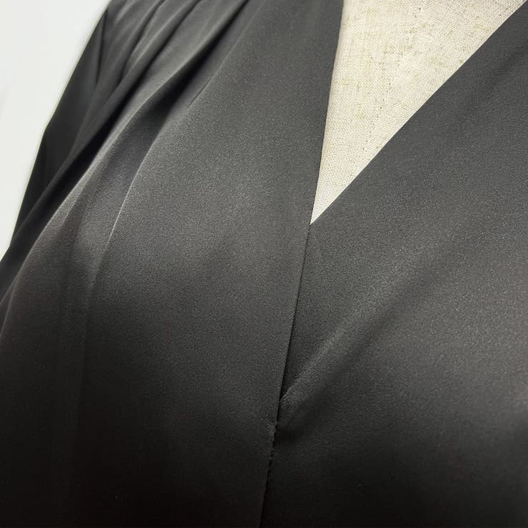 Vネック エレガント オフィスブラウス | RAKUku | 詳細画像9 