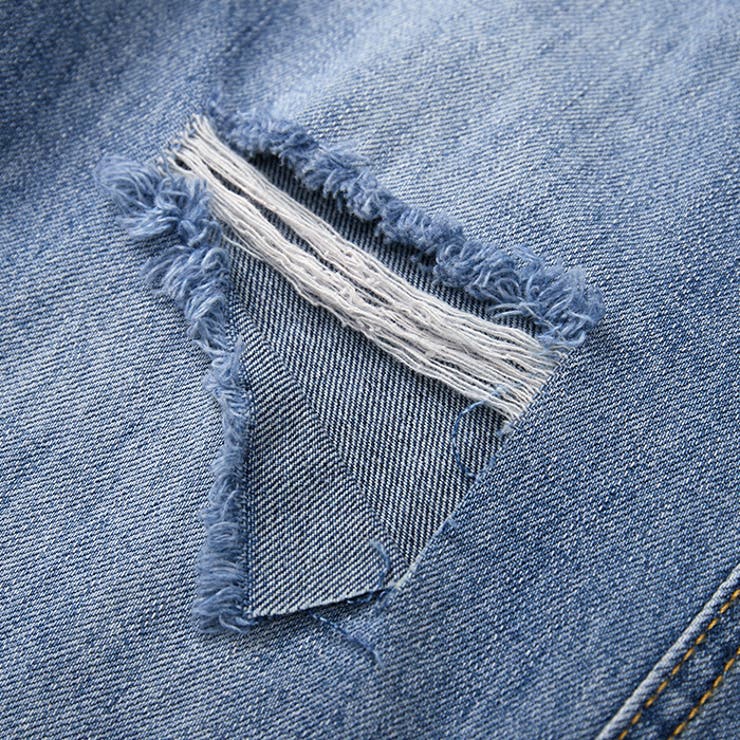 ハイウエスト ダメージデニムパンツ | RAKUku | 詳細画像7 