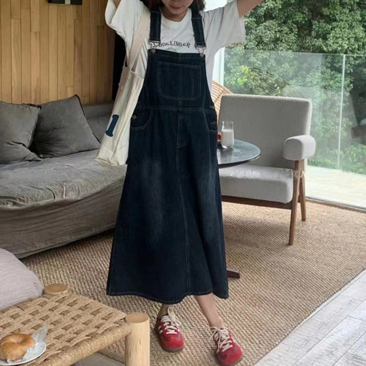 デニムサロペットワンピース | RAKUku | 詳細画像2 