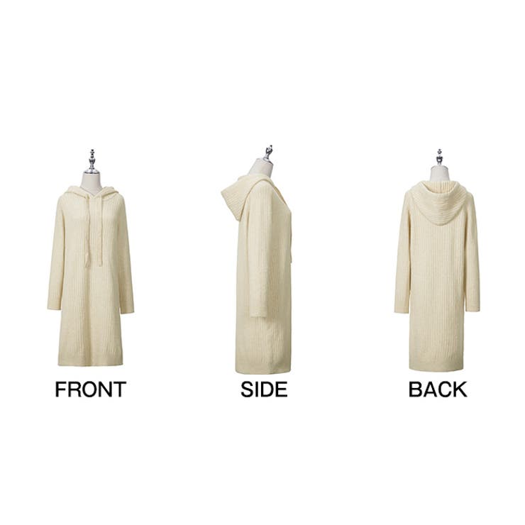 フード付ニットワンピース 4color | RAKUku | 詳細画像9 