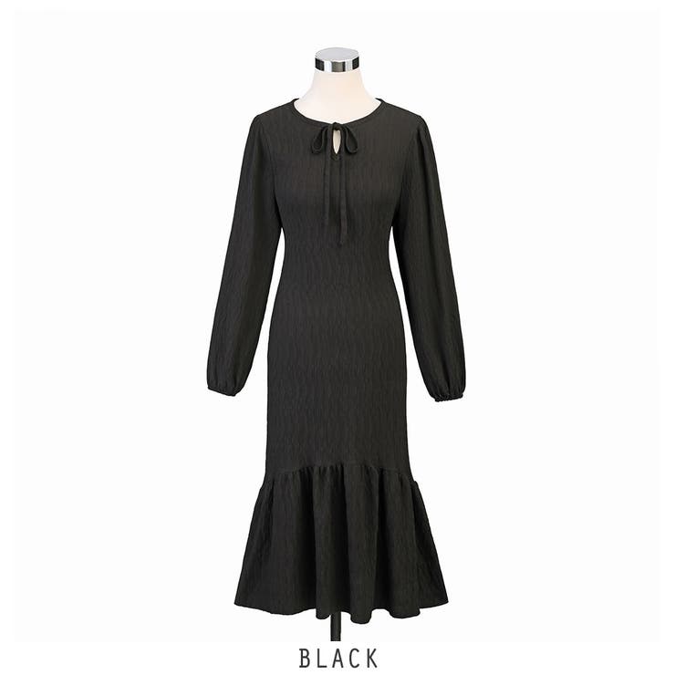 ゆったり パフスリーブロングワンピース 3color | RAKUku | 詳細画像13 