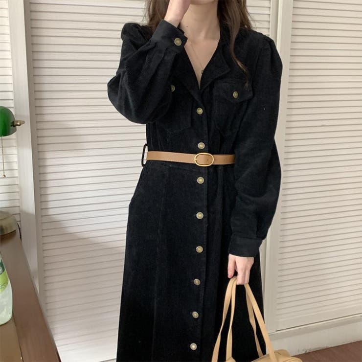 ベルト付き コーデュロイ シャツ | RAKUku | 詳細画像3 