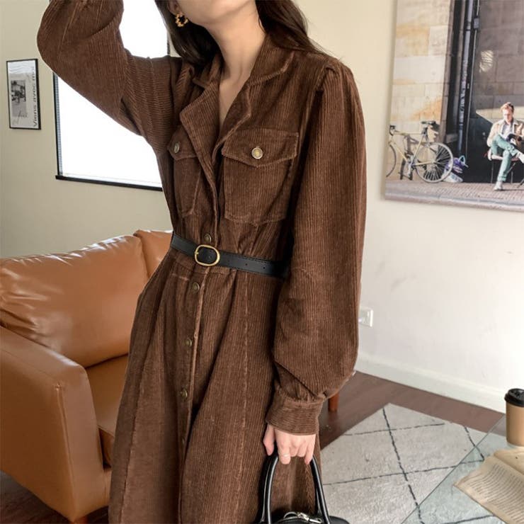 ベルト付き コーデュロイ シャツ | RAKUku | 詳細画像11 