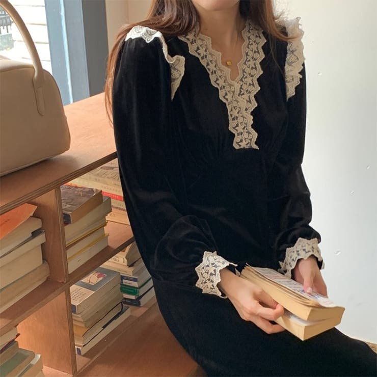 ベロア ワンピース マキシワンピース | RAKUku | 詳細画像13 