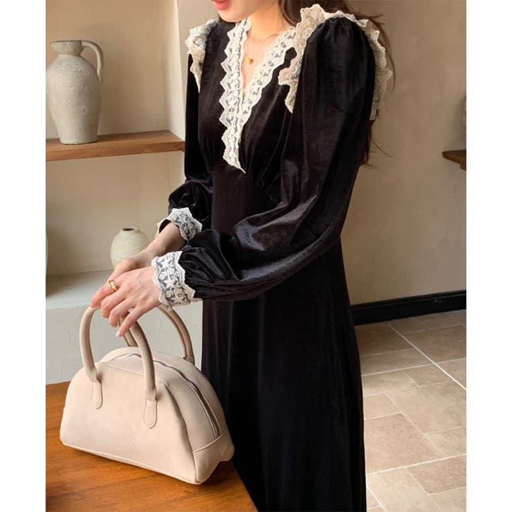 ベロア ワンピース マキシワンピース | RAKUku | 詳細画像3 