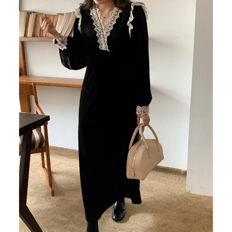 ベロア ワンピース マキシワンピース | RAKUku | 詳細画像10 