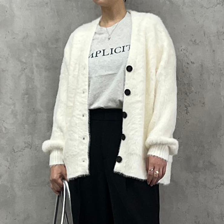 あぜニットロングカーディガン of Millanni Online Store