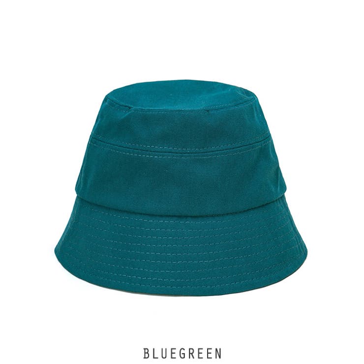 ブルーグリーン | ベーシック キャンバス コットン バケットハット | RAKUku