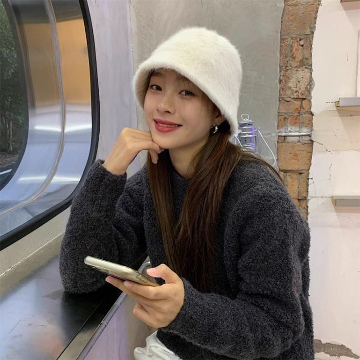 アンゴラ風 フェイクファーバケットハット  4color 韓国ファッション | RAKUku | 詳細画像8 