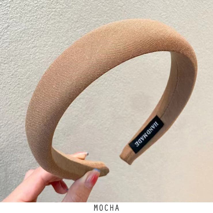 モカ | ファブリック シンプル カチューシャ  無地 韓国ファッション 5color | RAKUku