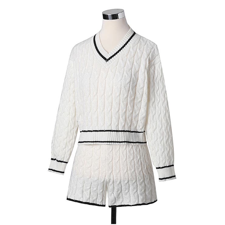 ケーブルニットセットアップ 2color | RAKUku | 詳細画像14 