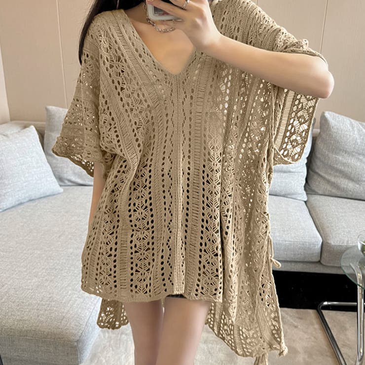 新品.*✿芽風.*✿ペンキを落としたような～チュニック