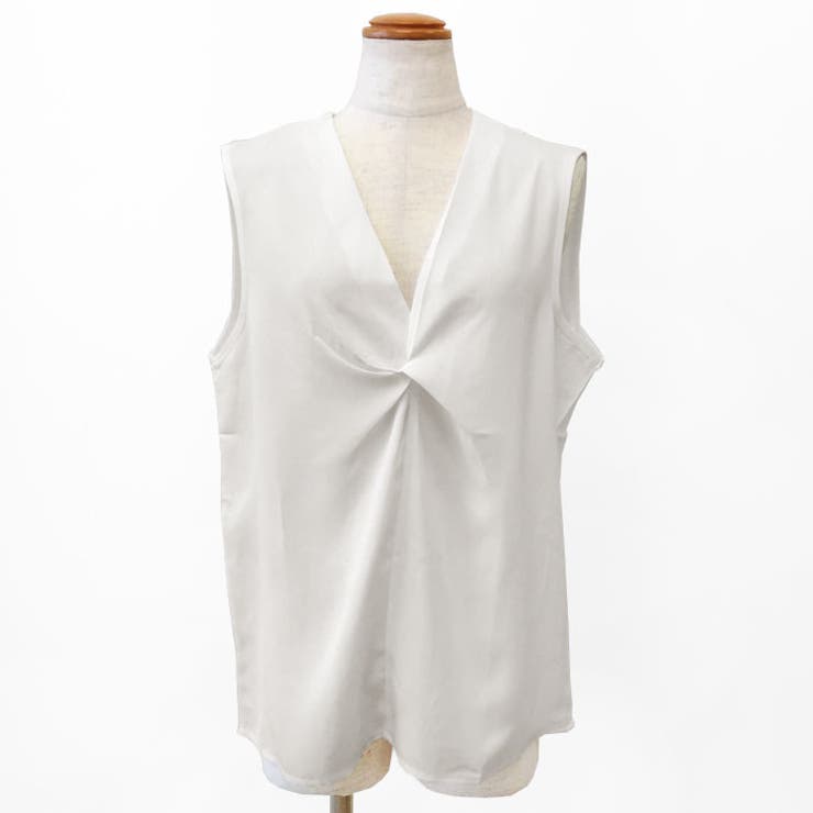 フロント絞りノースリーブブラウス | RAKUku | 詳細画像5 