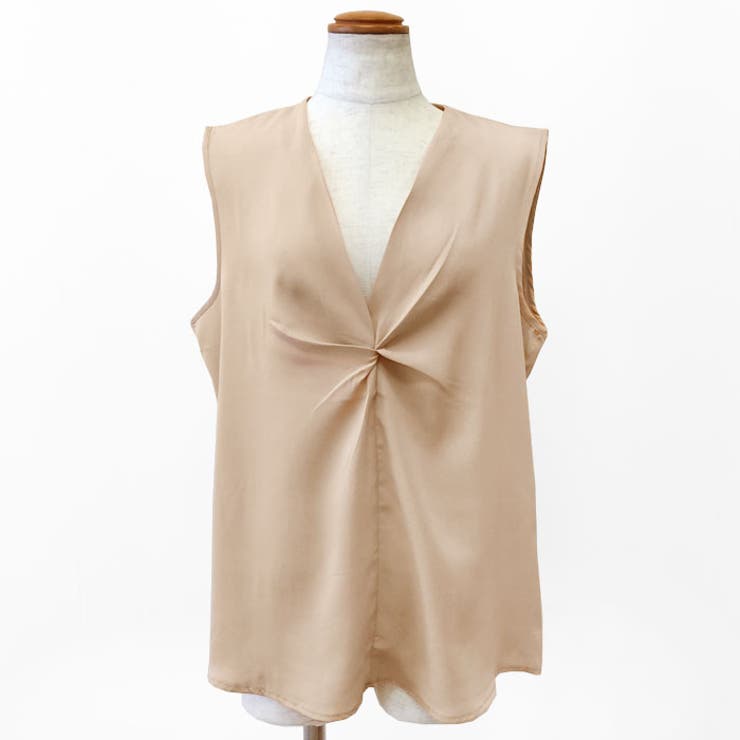 フロント絞りノースリーブブラウス | RAKUku | 詳細画像6 